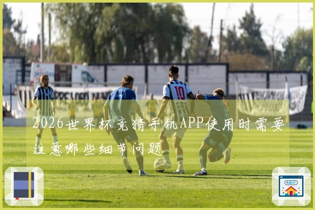 2026世界杯竞猜手机APP使用时需要注意哪些细节问题