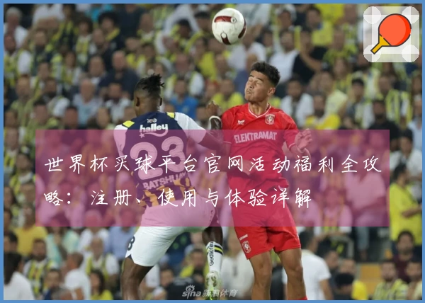 世界杯买球平台官网活动福利全攻略：注册、使用与体验详解
